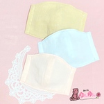 パステルカラーのやわらかマスク（耳ゴム付）