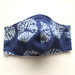 唐松絞り染めマスク　ワイヤー入り立体型　大人用　