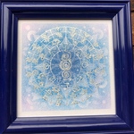 パステルマンダラフトマニ図ミニアート＊1点モノ＊送料無料