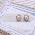 【新作】レトロボタンピアス/イヤリング