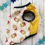 【完成品】ポテト柄🍟✖️メッシュタンクトップ