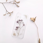【オーダー用】iPhoneケース　ハンドメイド　押し花