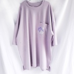 手描き　十三夜と満月 ルーズフィットT　men's