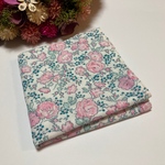 ✴︎25×25cm✴︎海外限定カラーリバティガーゼハンカチ（フェリシテ　ピンク）