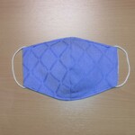 再販　大きめ接触冷感マスク④ブルーダイヤ