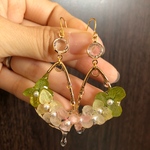 雨と紫陽花ピアス[送料無料]