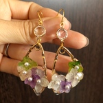 雨と紫陽花ピアス[送料無料]
