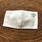肉球刺繍　手作りマスクカバー　ガーゼ生地　立体型インナーマスク　大人用　