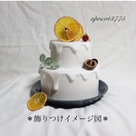 クリーム♡クレイケーキ土台【発泡スチロール】