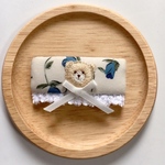 【完成品販売】floating flora 🌷pin ꙳᷂🐻〔blue〕