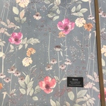 S様専用　ランドセルカバー　リバティ　　イルマ　グレー　／縁取りココアブラウン
