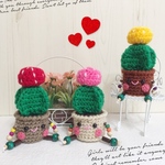 受注再販✨あみぐるみインテリア✨ミニサボテンちゃん🌵