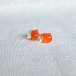 Juicy orange #87 ガラスの一粒ピアス