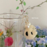 パンダのピアス(パール)