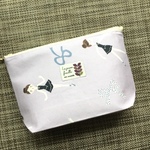コスメポーチ⭐︎バレリーナ(ポケット付き)