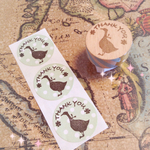 ミニスタンプ＊＜THANK YOU＊2.5cm＞【duck】