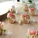 鳥かごのおめかしピアス/イヤリング