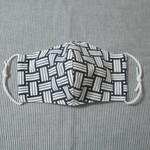 和柄立体マスク（竹編）