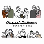 【似顔絵イラスト】アイコンで使えるイラスト描きます！