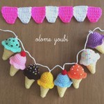 乙女のお部屋に♪ice creamガーランド・B