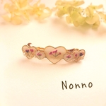 アリッサムのかわいい花束バレッタ/ヘアクリップ