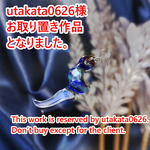 ドラゴンの爪の片耳ピアス　チタンフック金具【Dragon crow】00519-1