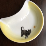 三日月猫のプチ小皿