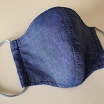 【値下げしました】夏用薄手/洗える大人用マスク/大きめ/コットン/立体／小顔／涼しいマスク