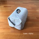 キャリーカバー(リッチェルS用) ラベンダー系花柄キルティング