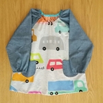 くるま🚙プリントスモック110cm