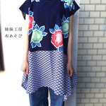【yukimow様専用】浴衣の変形ワンピ*2種/着物リメイク