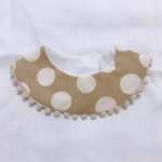 ⭐︎猫用スタイ・水玉ベージュ⭐︎！！期間限定布マスクプレゼント！！