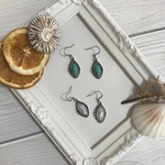 再販♡ターコイズのシルバーピアス