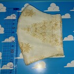夏用手作り立体マスク  レース(ベージュ)