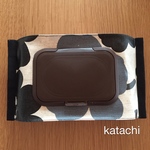 再×6販☆北欧花柄BKおしりふきケース