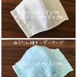 【ゆうたん様オーダーページ】立体マスク 4枚セット