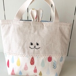 うさぎ トートバッグ S
