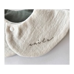 boys 極上極厚ダブルガーゼの手刺繍スタイ　