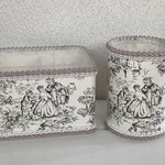 ♡再販⑦♡ トワルドジュイ柄 ペンスタンド セパレートBOX