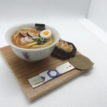 ミニチュアフード   ラーメン　餃子　箸セット