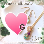 シンプルドロップネックレス G