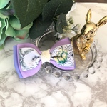 紫陽花カラーのボタニカルリボン🎀