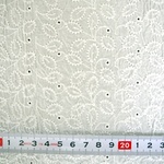 綿レース刺繍生地0.5m(1)