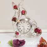 置き時計　インアリウムclock　(うさぎ)