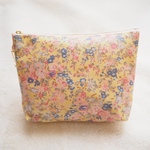 ３さまご予約品　LIBERTY　Tatum　マチ付きクリアポケットポーチ　１＋２分割ポケット