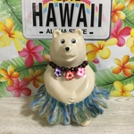 しろくま貯金箱用  Hawaii  コーデ  ハイビスカス