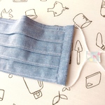 布屋さんの作るマスク　マスク　布マスク　オシャレ　ナチュラル　洗えるマスク　シンプル　マスクコーデ　夏　夏用　ワイヤー入り　夏マスク　ミッフィー　シンプル　ブラウン　ジーンズ　ジーンズ柄
