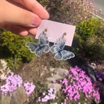 butterfly uneune long pierce