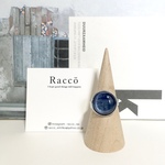 kyanite stainless ring 天然石 カイヤナイト14mm リング サイズフリー