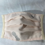 ノーズワイヤー入りマスク　ミナペルホネン生地使用のハンドメイド　蝶々